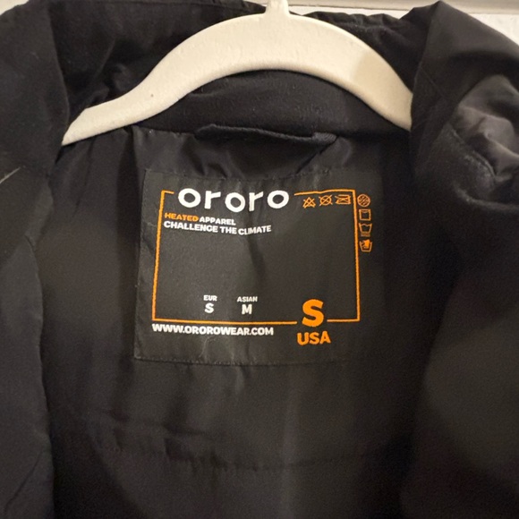 Ororo Women's Black Heated Down Jacket - Picture 6 of 8